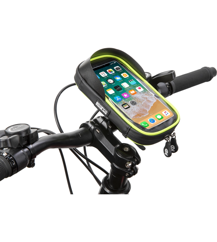 CUSTODIA PORTA CELLULARE PER BICI IN MICROFIBRA, 19X11X5,5 CM